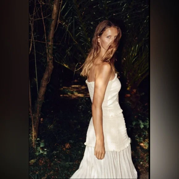 Zara knit bandeau top - Picture 5 of 13